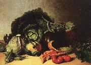 James Peale Still Life Balsam Apple and Vegetables Spain oil painting reproduction